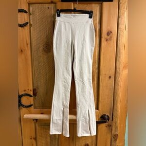 ALO Yoga Ivory Airbrush Flare Leggings